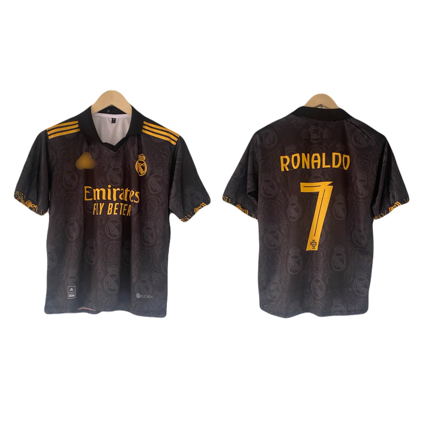 Ronaldo Real madrid Five sleeve collar sublimation jersey - P2367