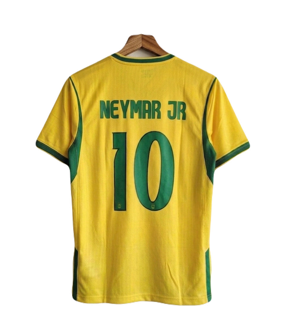Brazil 2024-2025 Home Jersey Neymar Half sleeve embroidery - Ms retro store