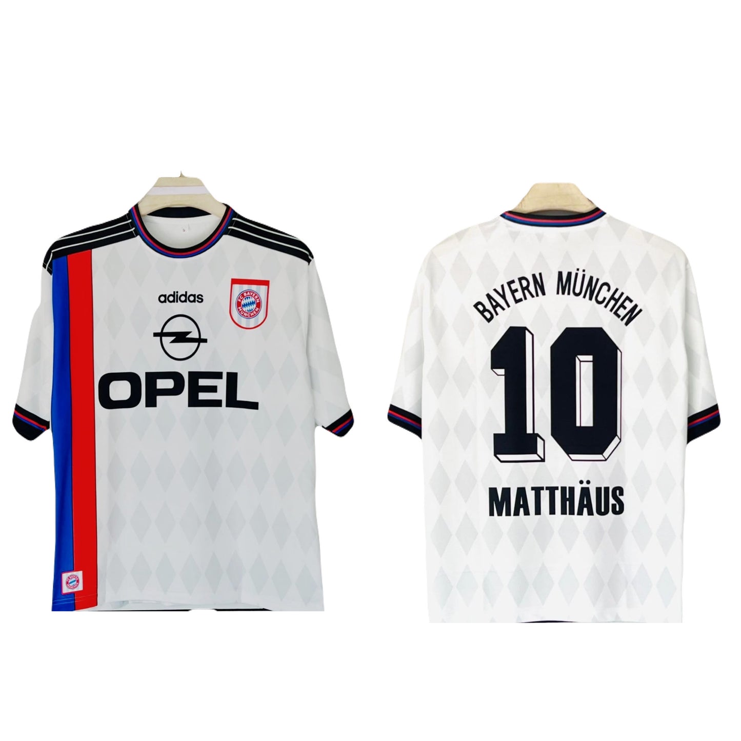 Bayern 1996/98 away Retro five sleeve - Ms retro store