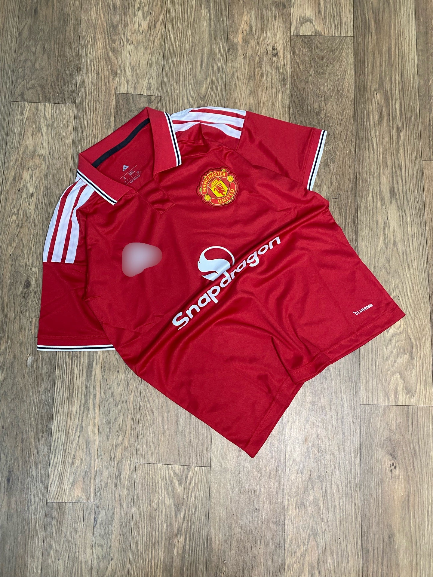 Manchester United Fan version 2026/27 home kit half sleeve Collar  - P2392