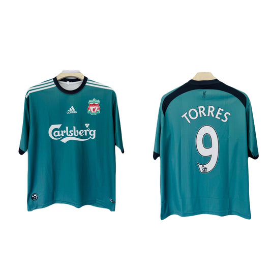 Liverpool 2008-09 Third kit torres five sleeve - ms retro store