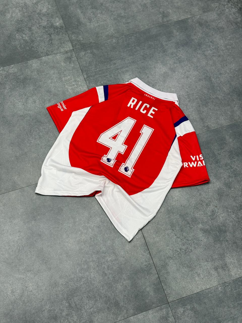 Arsenal 2025-26 home Rice edition Premium Quality Collar Five Sleeve Sublimation Jersey - P2616