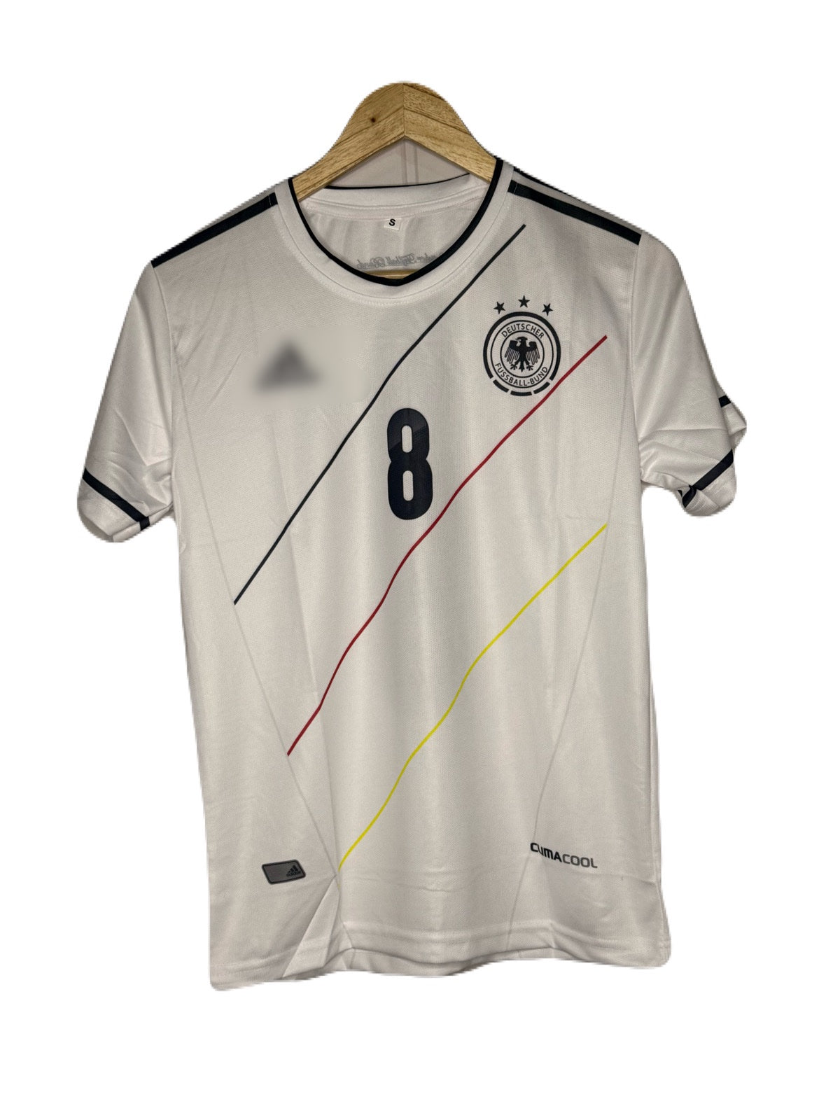 Germany 2012-13 Home Kit Ozil Half Sleeve - Ms Retro Store