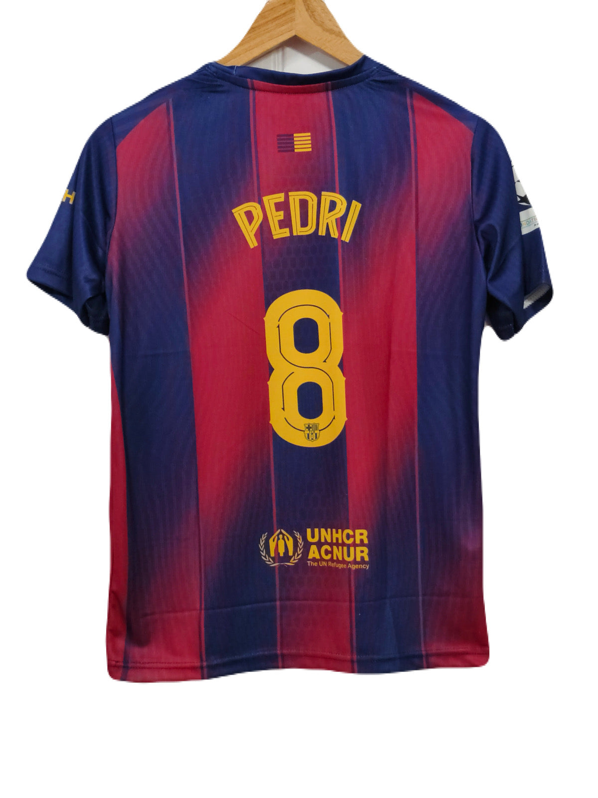 Barcelona 2025-26 Home kit Pedri Embroidery Half sleeve - P300 - Ms Retro Store