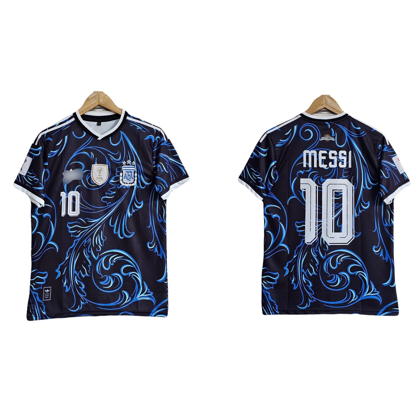Argentina 2026 Worldcup messi Away Half Sleeve Trio Embroidery crew neck Jersey -P1678 ms retro store