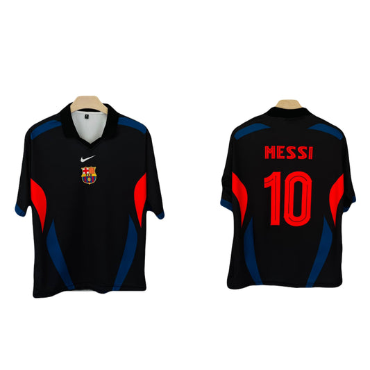 BARCELONA MESSI SPECIAL EDITION fantasy kit’ COLLAR FIVE SLEEVE SUBLIMATION -P1689  Ms retro store