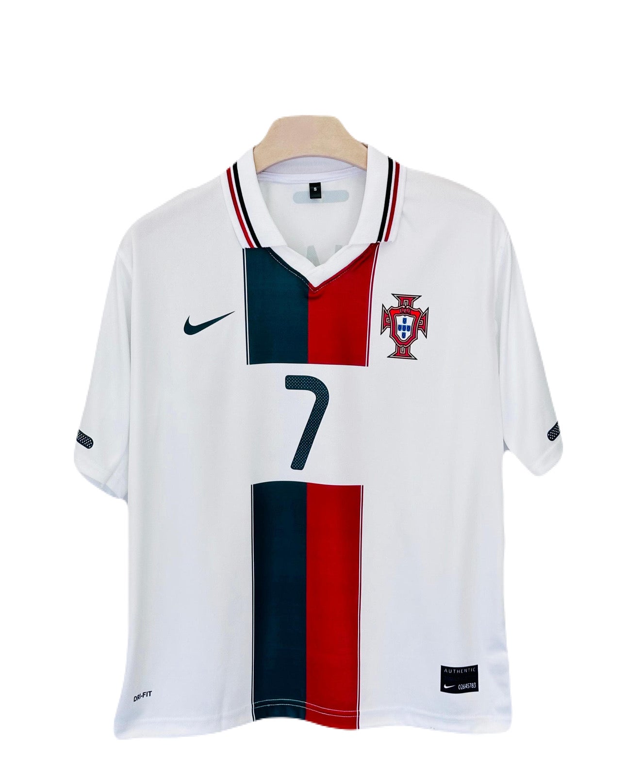 Portugal 2022-23 ronaldo away Collar Five Sleeve Sublimation - Ms Retro Store