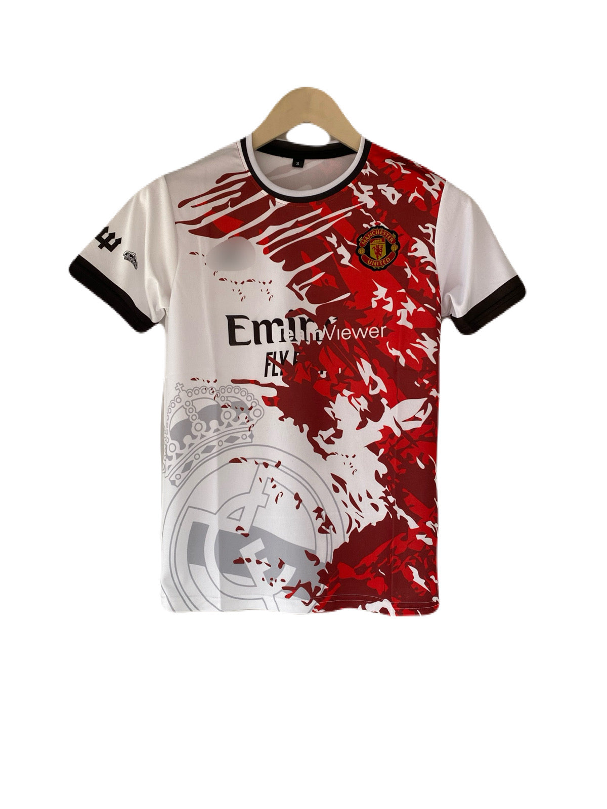 Ronaldo United embroidery half sleeve jersey - P2312