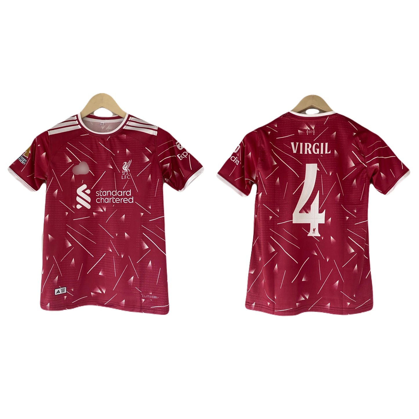 Virgil van dijk Liverpool Half Sleeve Sublimation jersey -