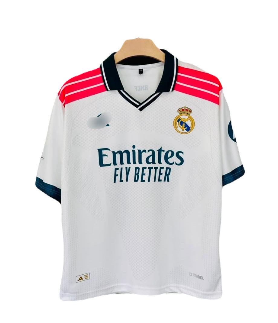 Mbappe Real Madrid 2026-27 Home  Five sleeve Collar Sublimation jersey - P2455