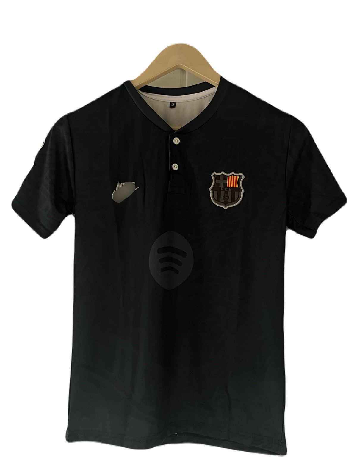 Pedri barcelona half sleeve collar embroidery jersey - P2000