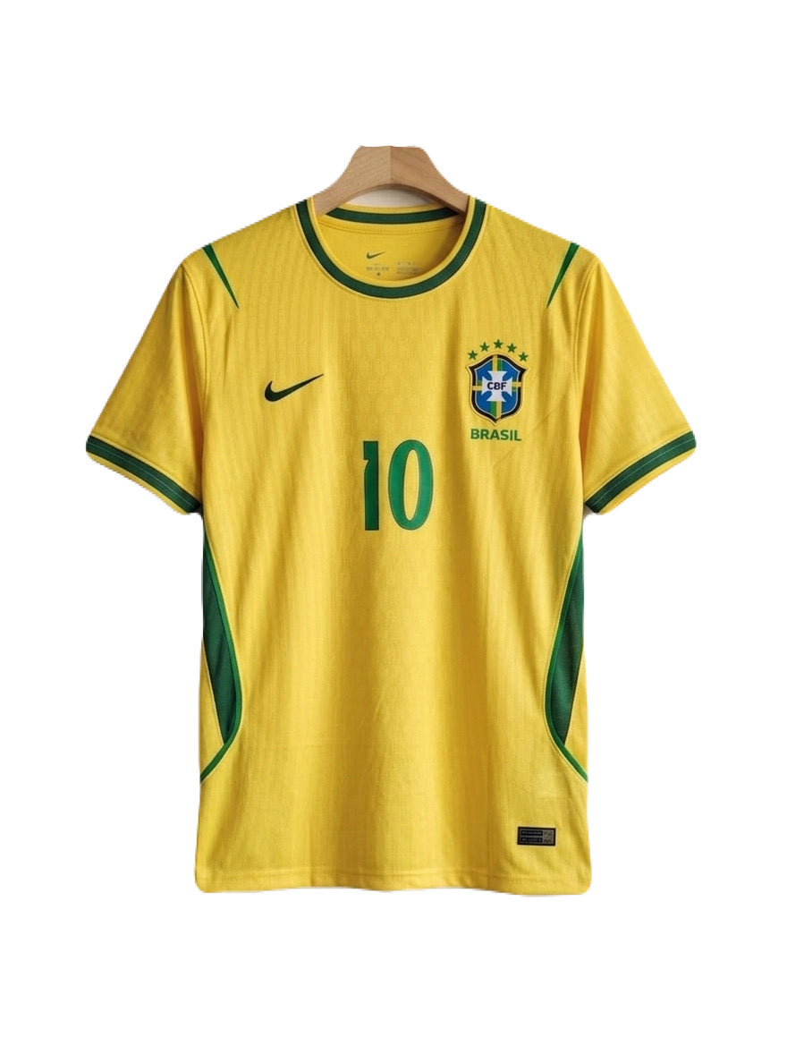 Brazil 2024-2025 Home Jersey Neymar Half sleeve embroidery - Ms retro store