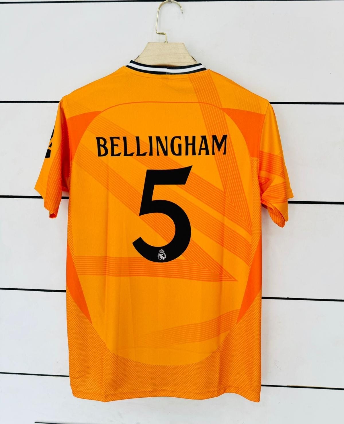 Bellingham Realmadrid orange jersey half sleeve away kit P365