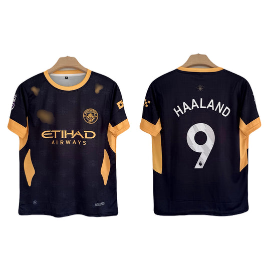 Haaland Manchester City 2026/27 Away kit Half Sleeve embroidery jersey - P2607
