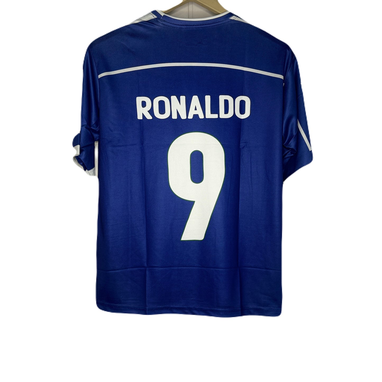 Brazil 2002 Worldcup Away Kit Ronaldo Five Sleeve P1226- Ms Retro Store