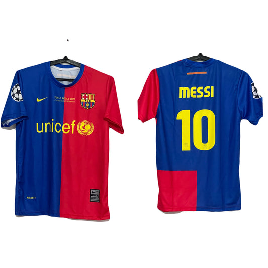 Messi Barcelona 2009 final edition jersey half sleeve