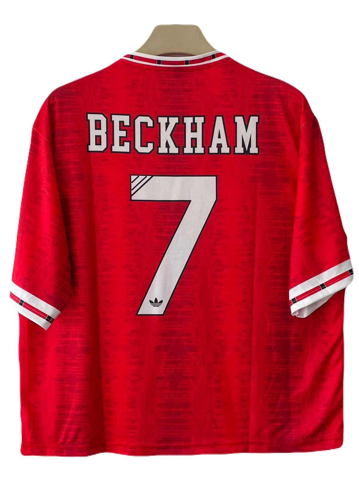 Beckham Manchester united 2006 home kit  Five sleeve jersey - P1767