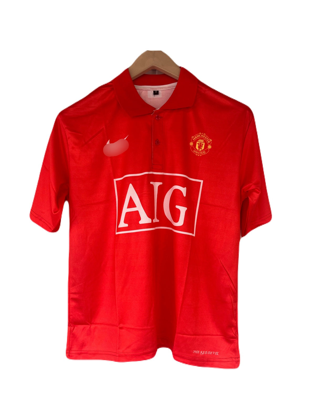Ronaldo Manchester united Home 2006 Five Sleeve collar Sublimation Jersey - P2115