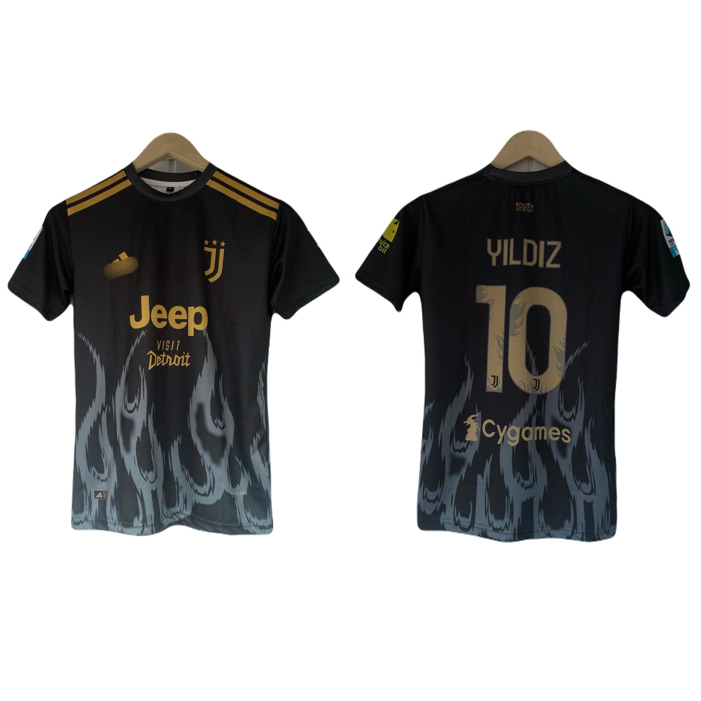 Yildiz Juventus 2026-27 Away Jersey Half Sleeve Sublimation -  P2425