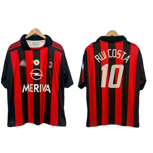 Ac Milan 2003-04 Home kit Rui Costa Five sleeve - Ms Retro Store