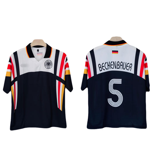 Germany 1996 Home Kit Beckenbauer Five Sleeve - Ms Retro Store