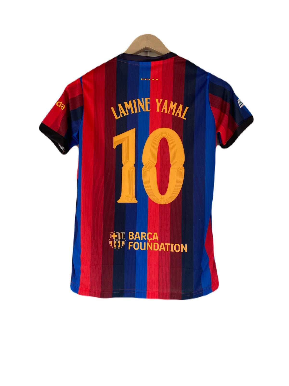 Yamal Barcelona new season home kit Half sleeve embroidery jersey - P2246