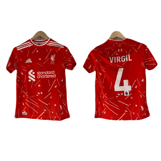 Van dijk Liverpool 2026-27 Home Jersey Half Sleeve Sublimation -  P2206