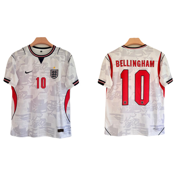 Bellingham England 2026 World Cup Home Half Sleeve Jersey -