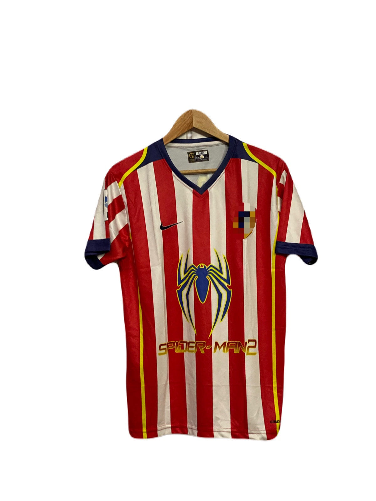 Spider man x atletico Madrid Torres jersey - P992 Ms retro store