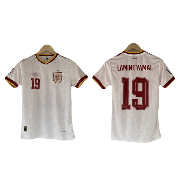 Yamal Spain 2026 World Cup Home Half Sleeve crew neck embroidery Jersey -