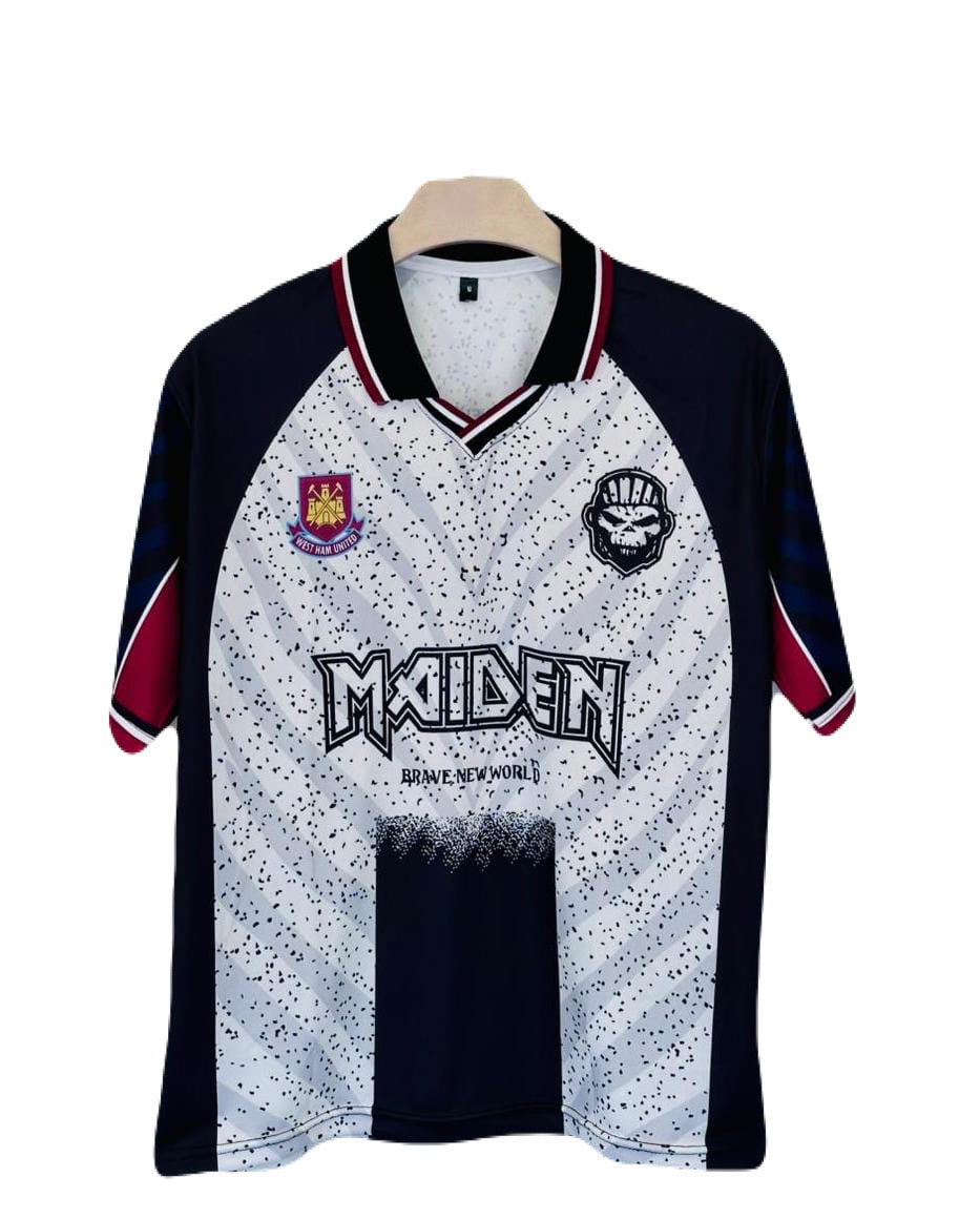 West ham 'iron maiden' edition Collar Five Sleeve Sublimation - Ms Retro Store