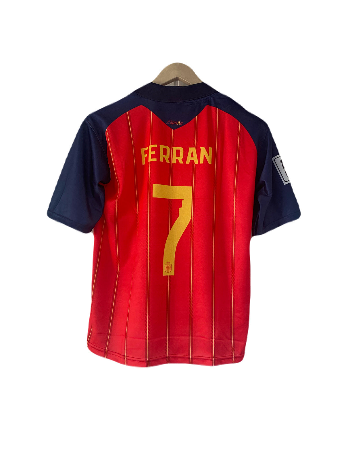 Ferran Spain 2star Five sleeve collar sublimation jersey - P2366