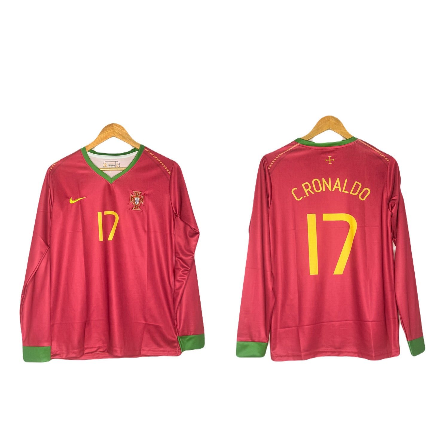 Portugal 2006 Home Kit Ronaldo Full Sleeve - P277 Ms Retro Store