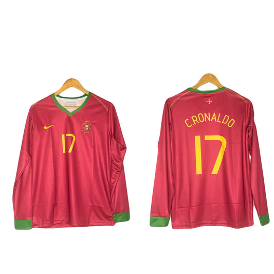 Portugal 2006 Home Kit Ronaldo Full Sleeve - P277 Ms Retro Store