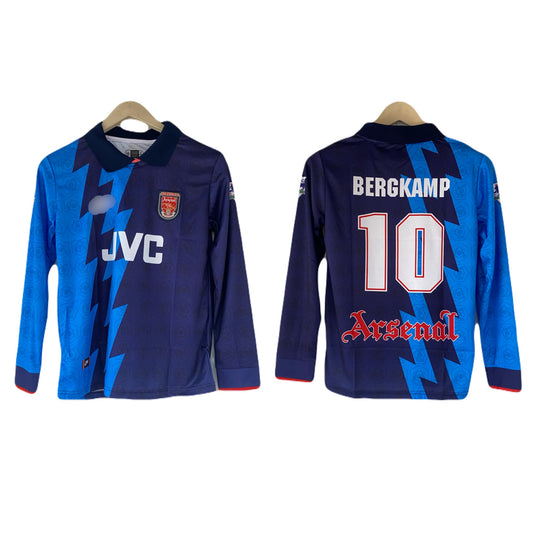 Bergkamp Arsenal Full Sleeve collar Embroidery - P2132