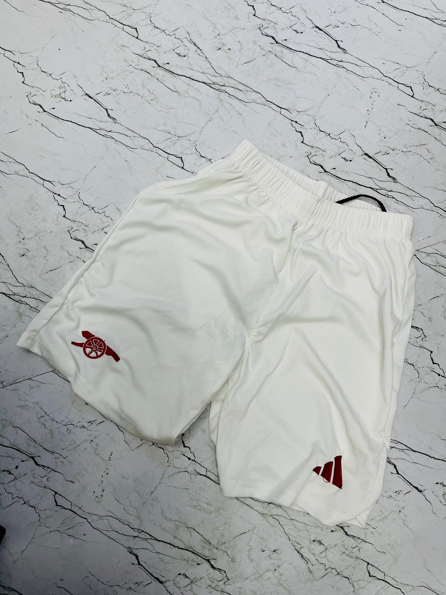 Premium first quality  Arsenal  White Shorts - P590 Ms Retro Store