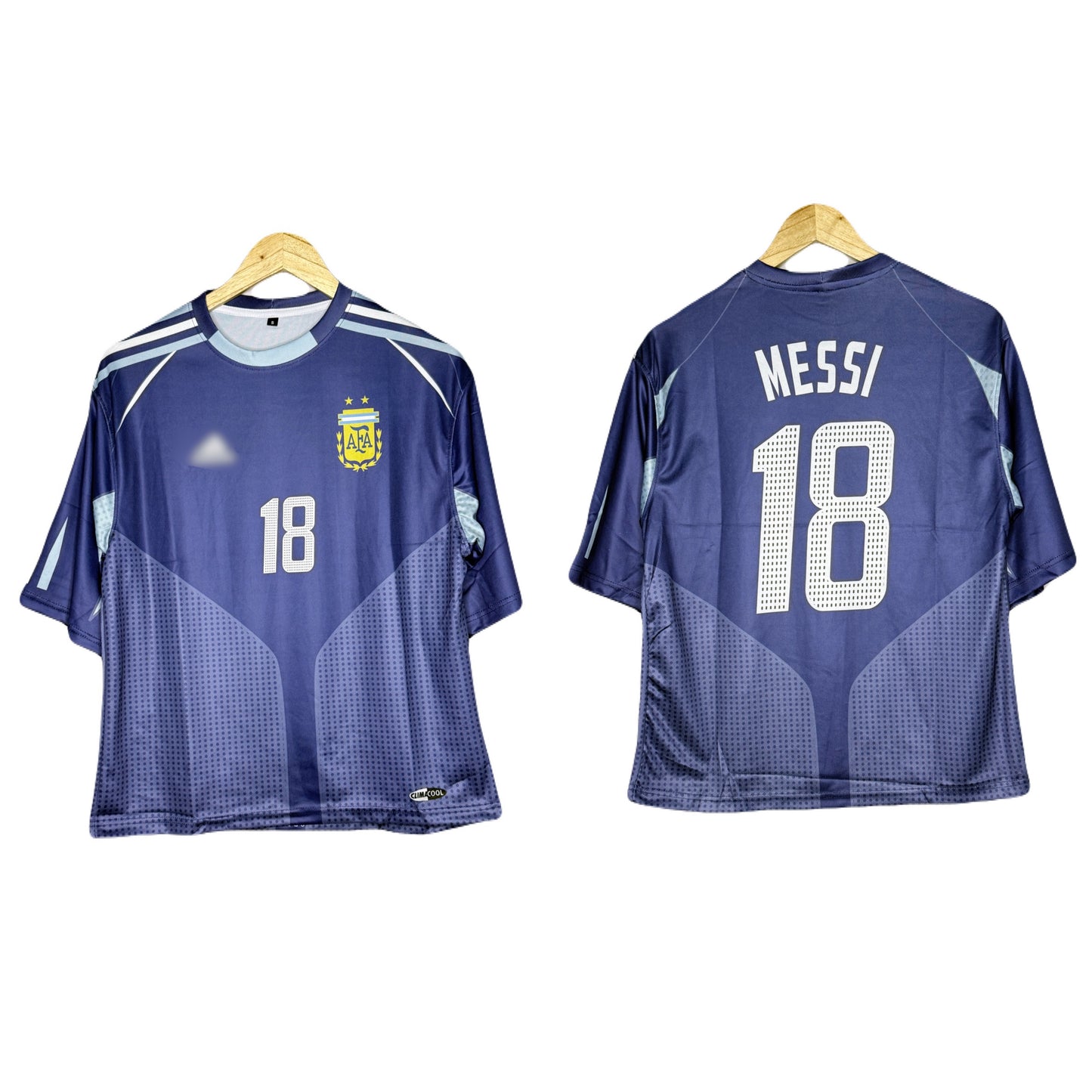 Argentina 2004 Away Kit Messi Five Sleeve - MS Retro Store