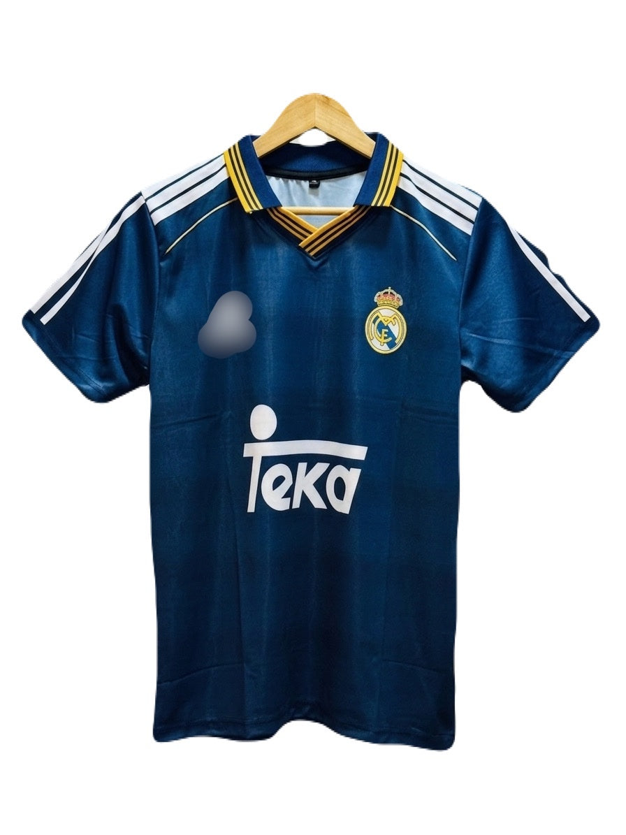 Real madrid away Carlos Half Sleeve collar Sublimation - P1690 Ms Retro Store