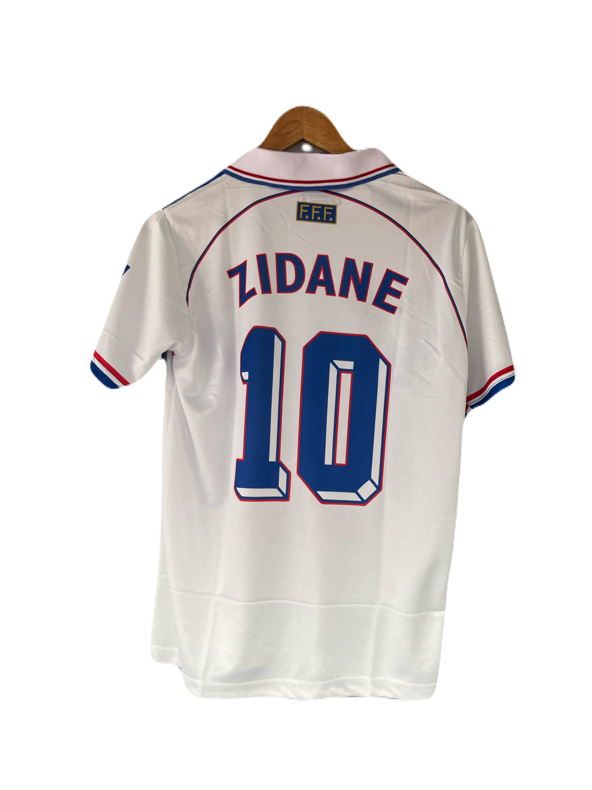 France 1998 World Cup jersey Zidane Half sleeve -  P1318 Ms Retro Store