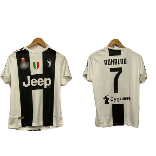 Juventus 2018-19 Home kit Ronaldo - P192 - Ms Retro Store