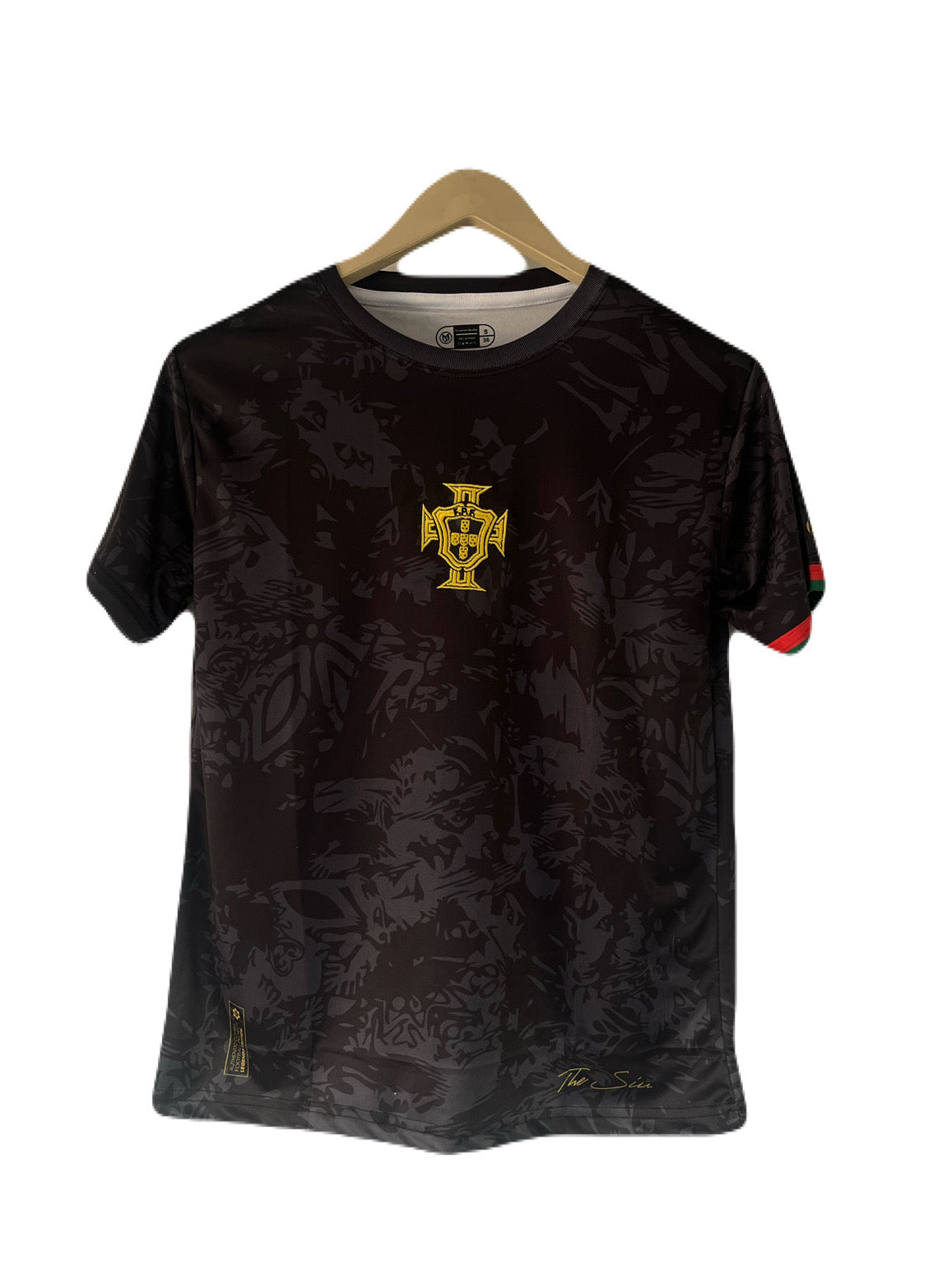 Portugal goat’Siu’ Edition Ronaldo Half Sleeve Embroidery -  Ms Retro Store