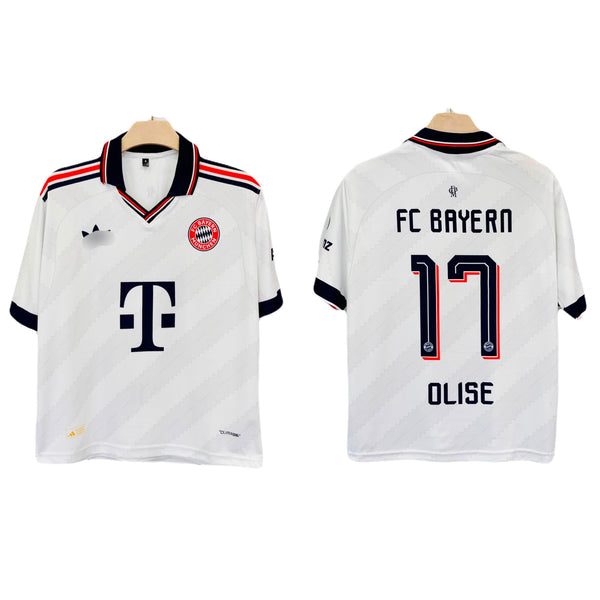 Olise Bayern Munich  2026-27 Away  Five sleeve Collar Sublimation jersey - P2359