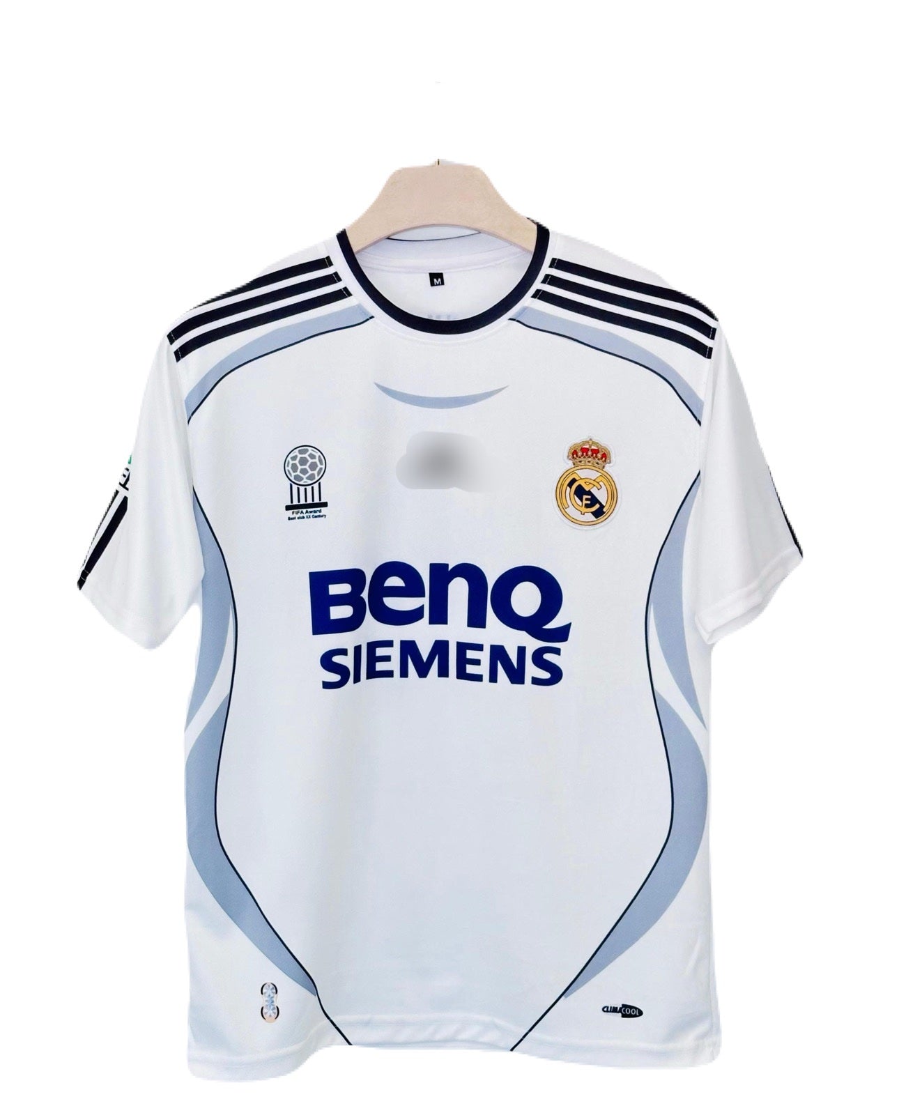 Real Madrid 2006-07 Home kit Beckham Half Sleeve embroidery - P1593 Ms Retro Store