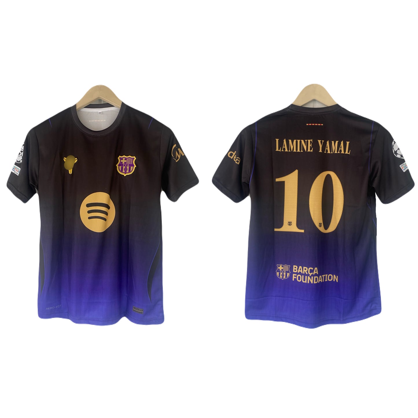 Yamal Barcelona 2026-27 Away kit Half sleeve embroidery - P2382