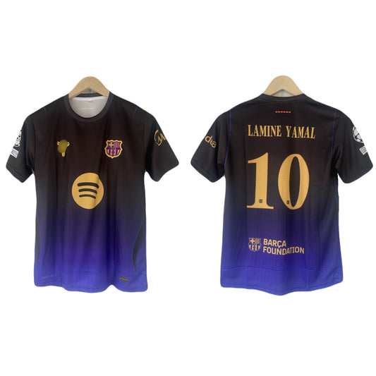 Yamal Barcelona 2026-27 Away kit Half sleeve embroidery - P2382