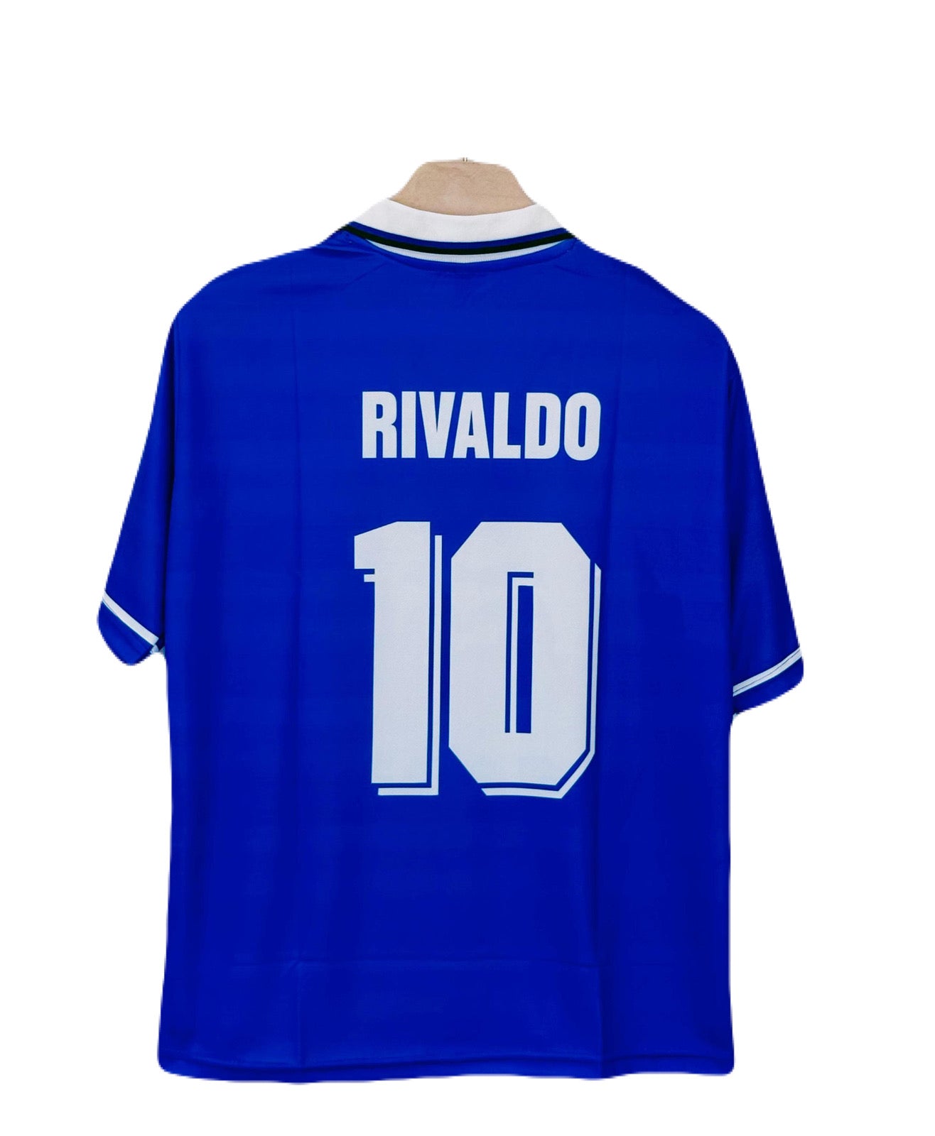 Brazil 1994 rivaldo Collar Five Sleeve Sublimation - Ms Retro Store