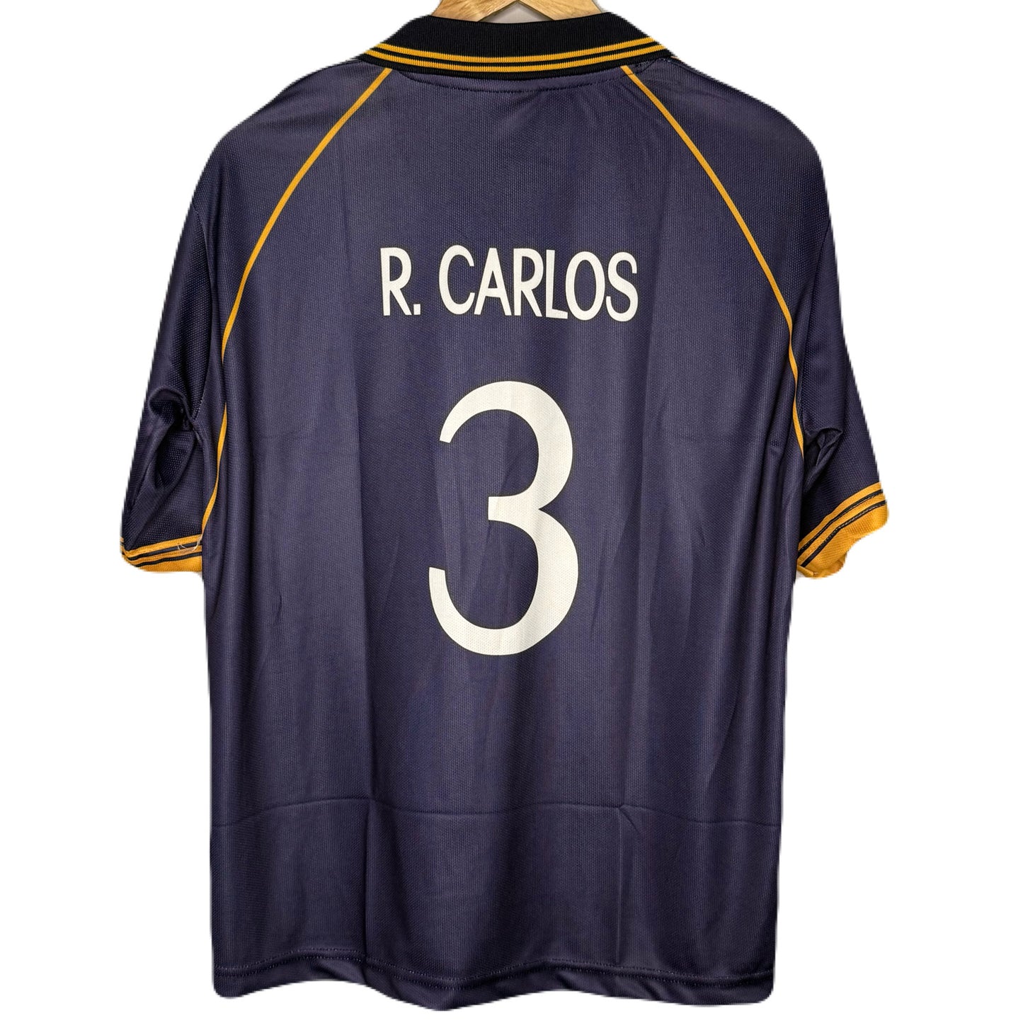 Real Madrid 1997-98 Third  Kit R.Carlos Five Sleeve - Ms Retro Store
