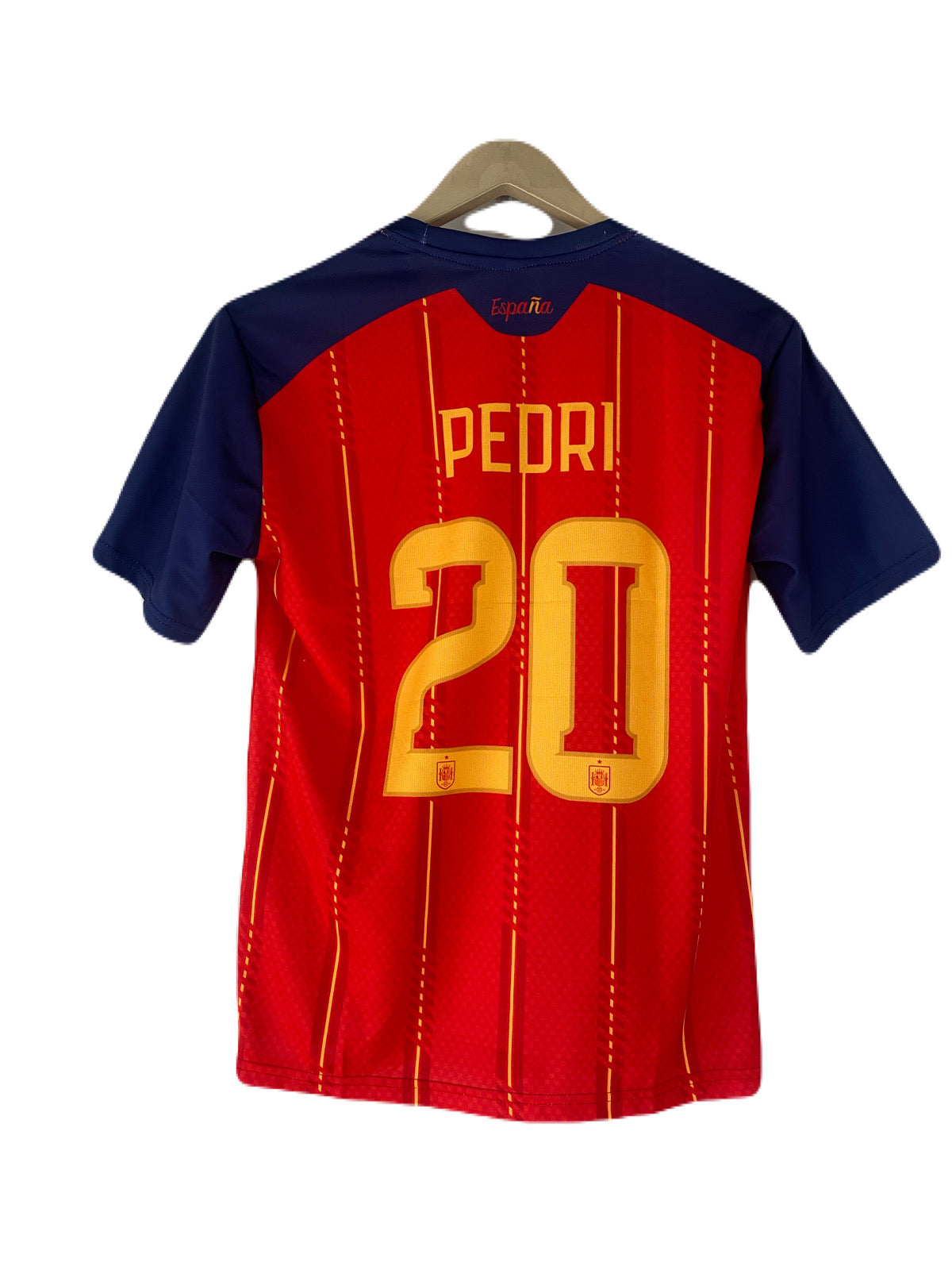Pedri Spain 2026 World Cup Home Kit  Half Sleeve sublimation - p2000