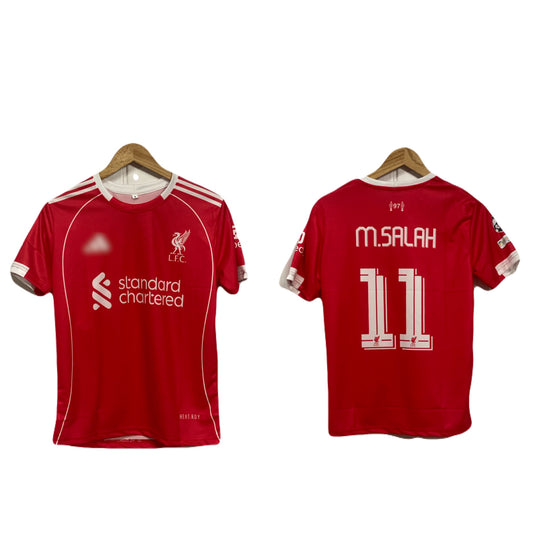 Liverpool 2025-26 Home kit Salah Half sleeve - P368 - Ms Retro Store