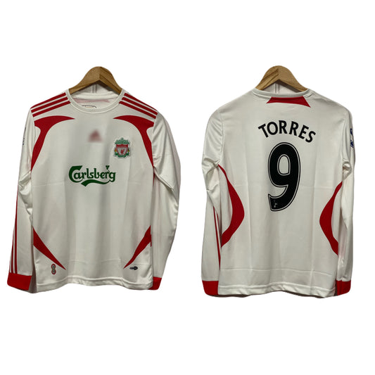 Liverpool 2007-08 Away kit Torres Full sleeve - Ms Retro Store